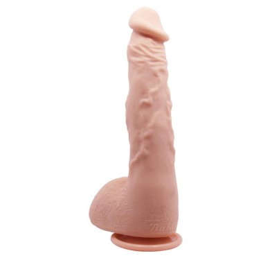 Elastyczne realistyczne dildo 24 cm żylaste skóra